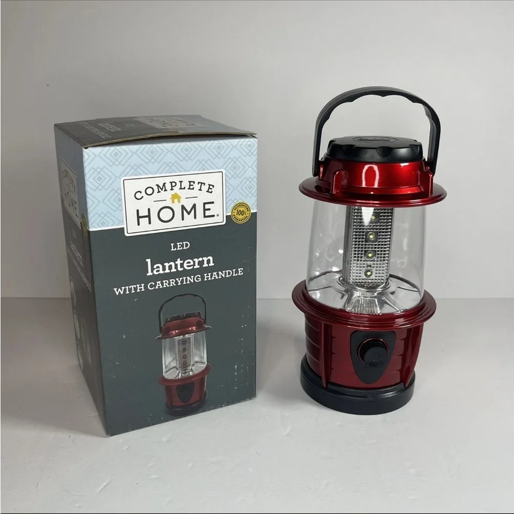 Red LED Camping Lantern